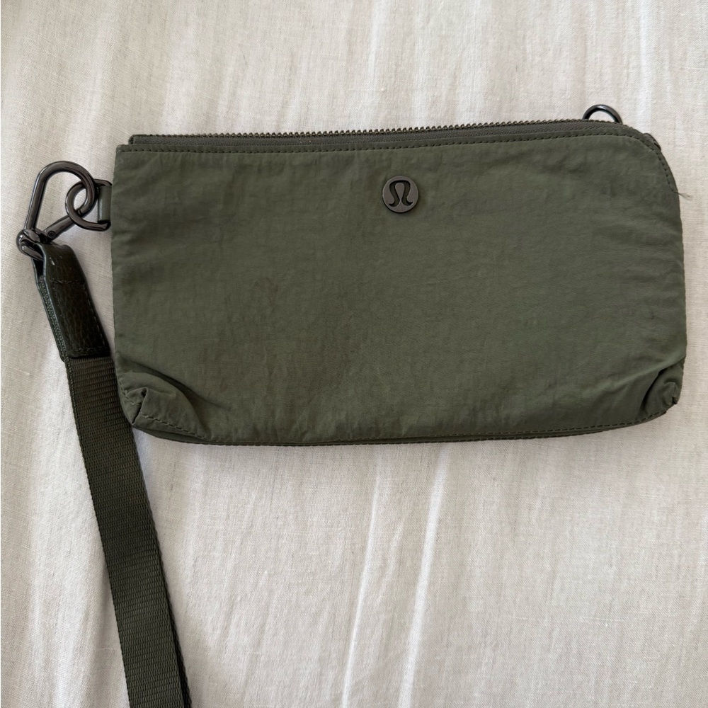 Lululemon Khaki Green Clutch